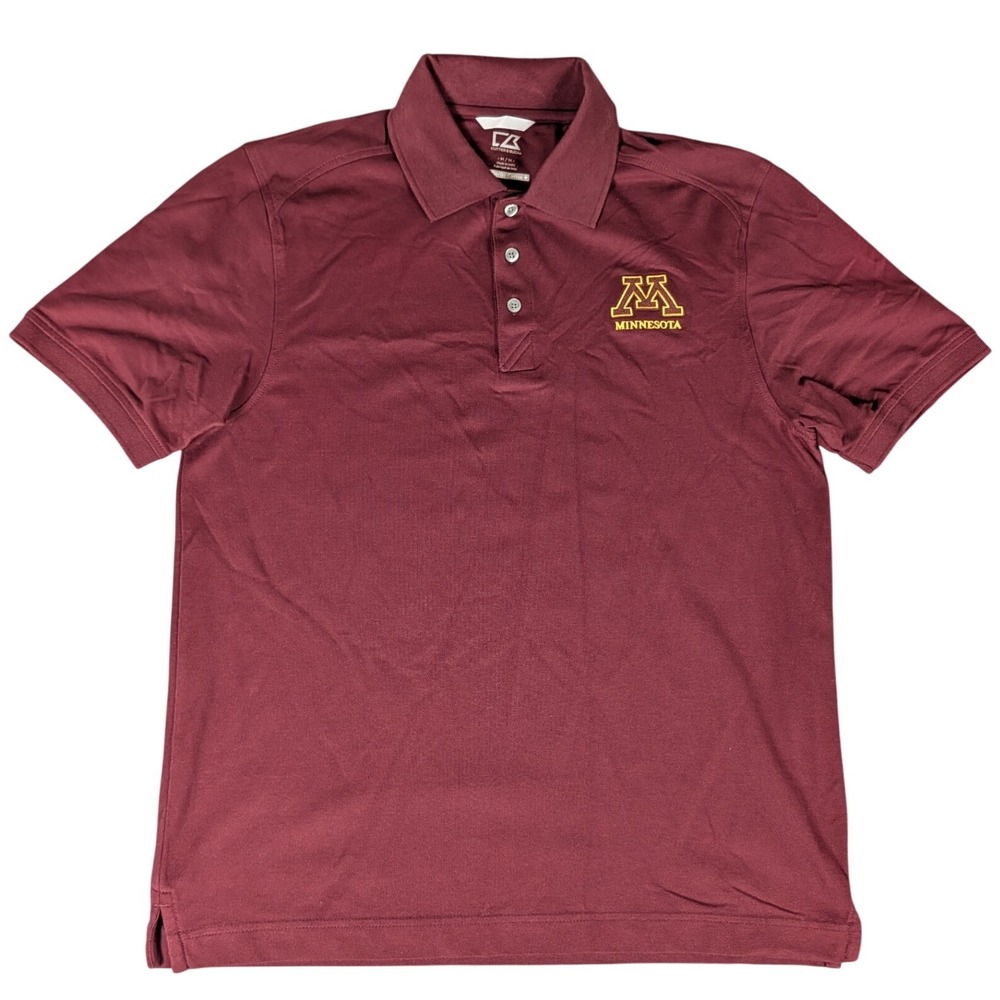Cutter & Buck Minnesota Golden Gophers Maroon CB DryTec Cotton+ Polo Shirt